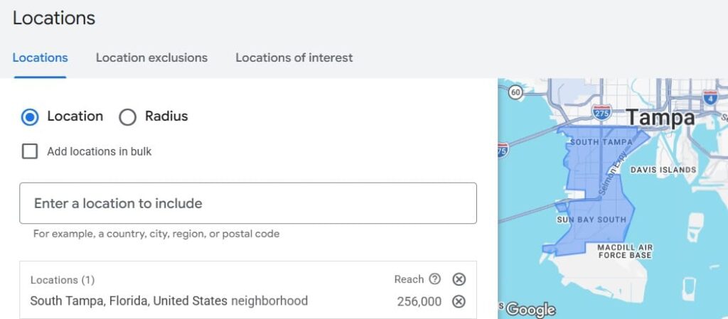 tampa-landscaping-google-ads-targeting