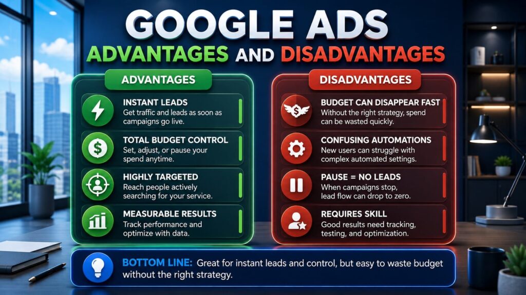 Google-Ads- Advantages-and -Disadvantages